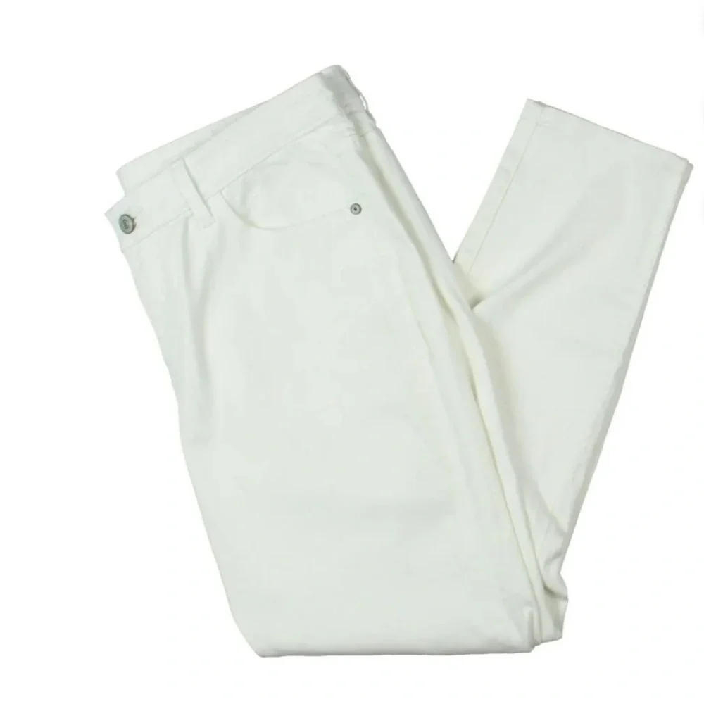 Tommy Bahama Womens Ana Twill Denim Ankle Jeans